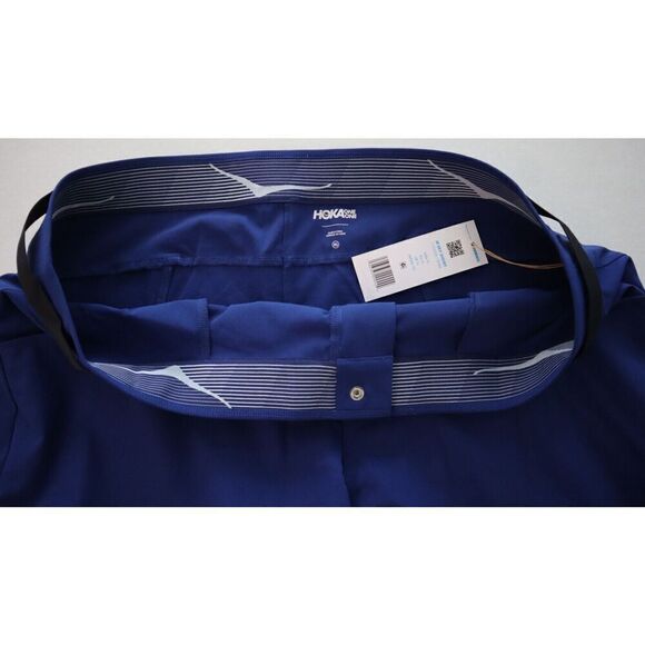 Hoka One One 1135026 Men's Sz XL Bellwether Blue Belted Sky Shorts - Picture 4 of 8